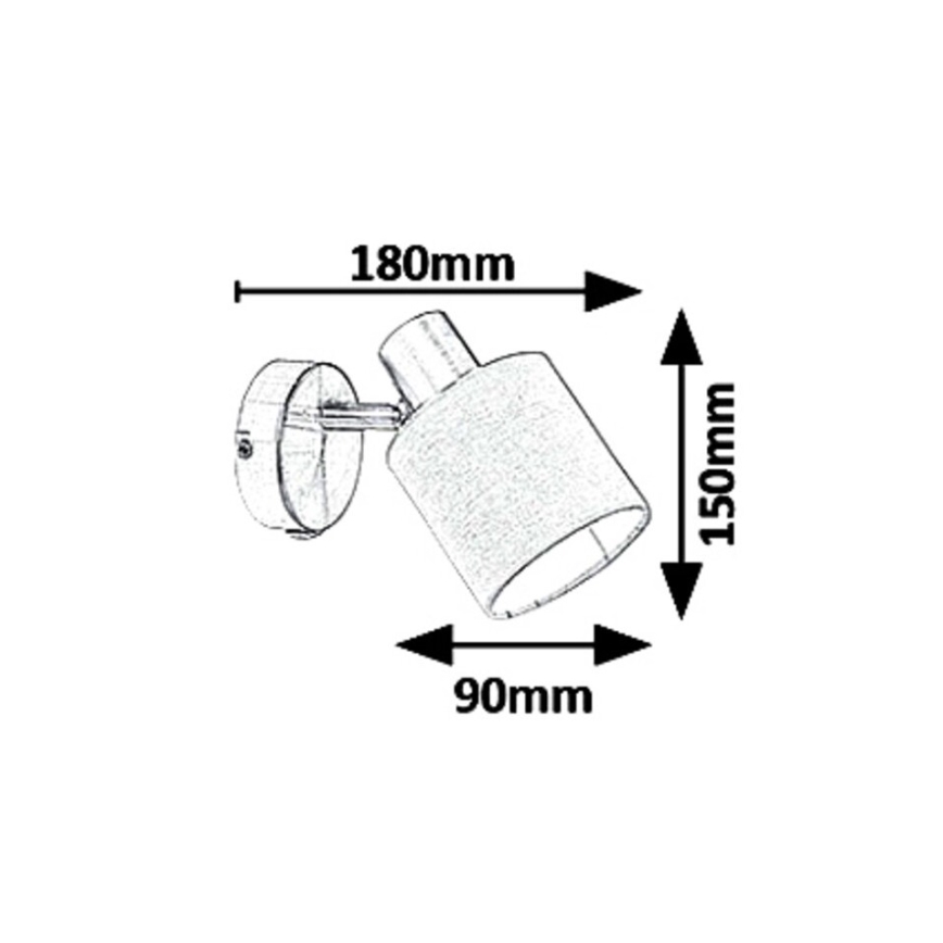 Rabalux 5009 - Foco NATINA 1xE14/25W/230V