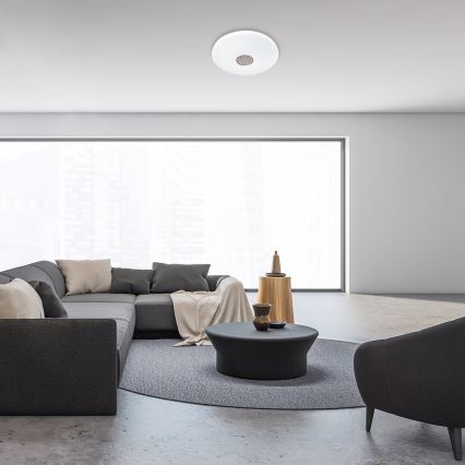 Rabalux - Plafón LED RGB regulable LED/40W/230V 3000-6500K Wi-Fi Tuya diá. 60 cm + control remoto