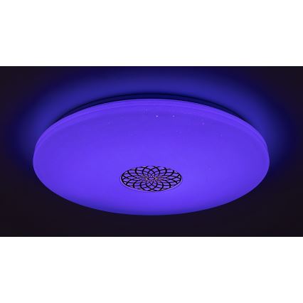 Rabalux - Plafón LED RGB regulable LED/40W/230V 3000-6500K Wi-Fi Tuya diá. 60 cm + control remoto