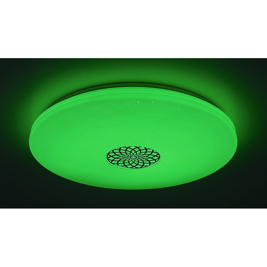 Rabalux - Plafón LED RGB regulable LED/40W/230V 3000-6500K Wi-Fi Tuya diá. 60 cm + control remoto