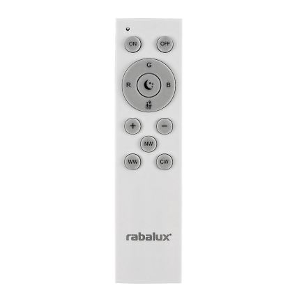 Rabalux - Plafón LED RGB regulable LED/40W/230V 3000-6500K Wi-Fi Tuya diá. 60 cm + control remoto