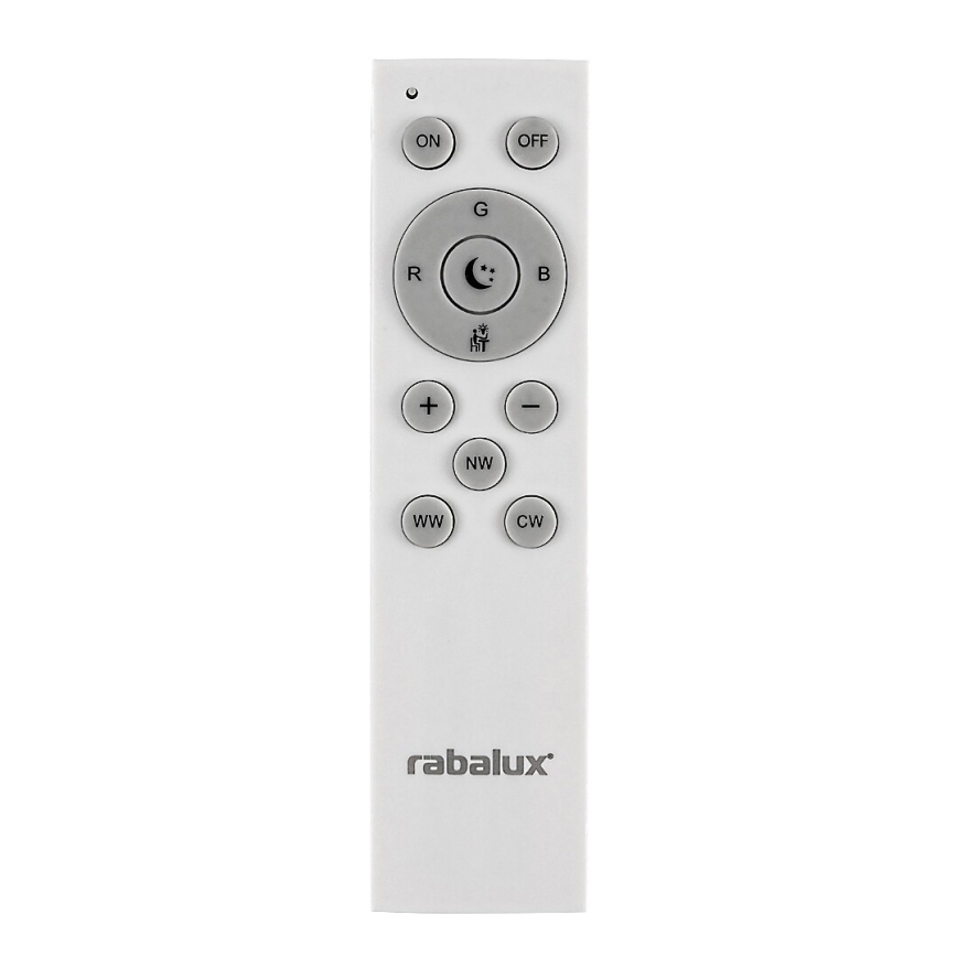 Rabalux - Plafón LED RGB regulable LED/40W/230V 3000-6500K Wi-Fi Tuya diá. 60 cm + control remoto