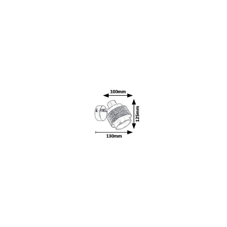 Rabalux 5379 - Foco de pared BASIL 1xE14/40W/230V