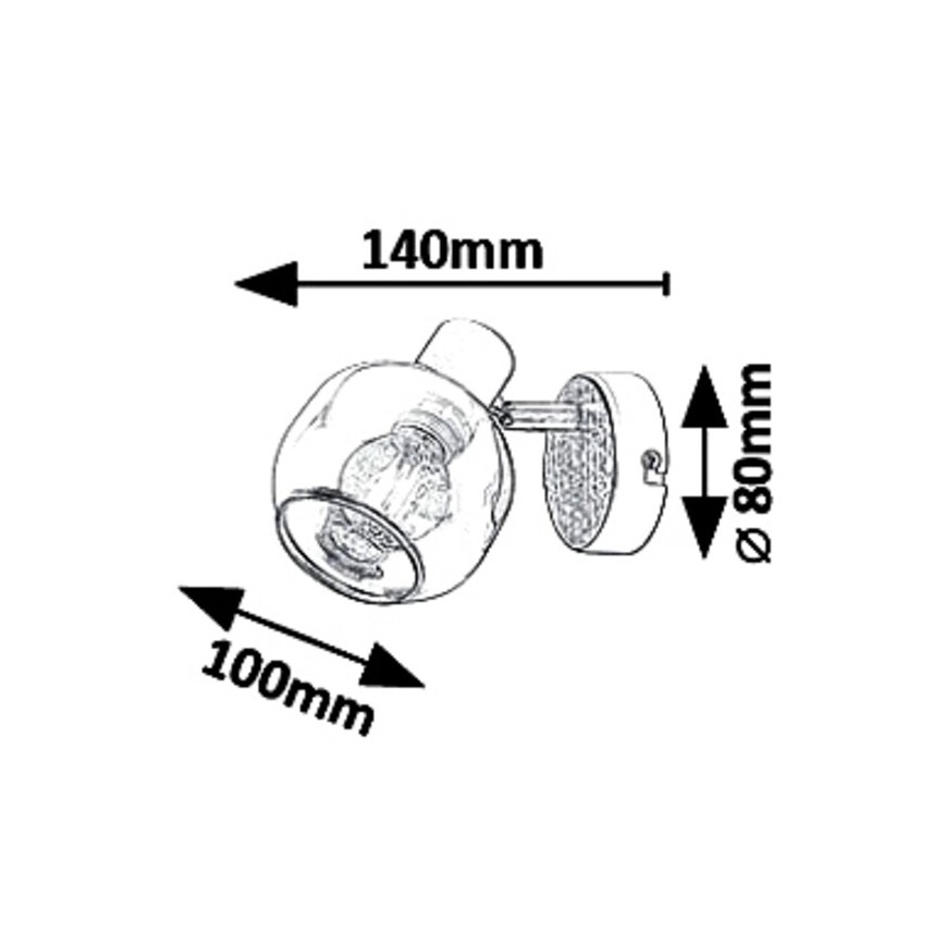 Rabalux 5397 - Foco de pared SALAZAR 1xE14/40W/230V