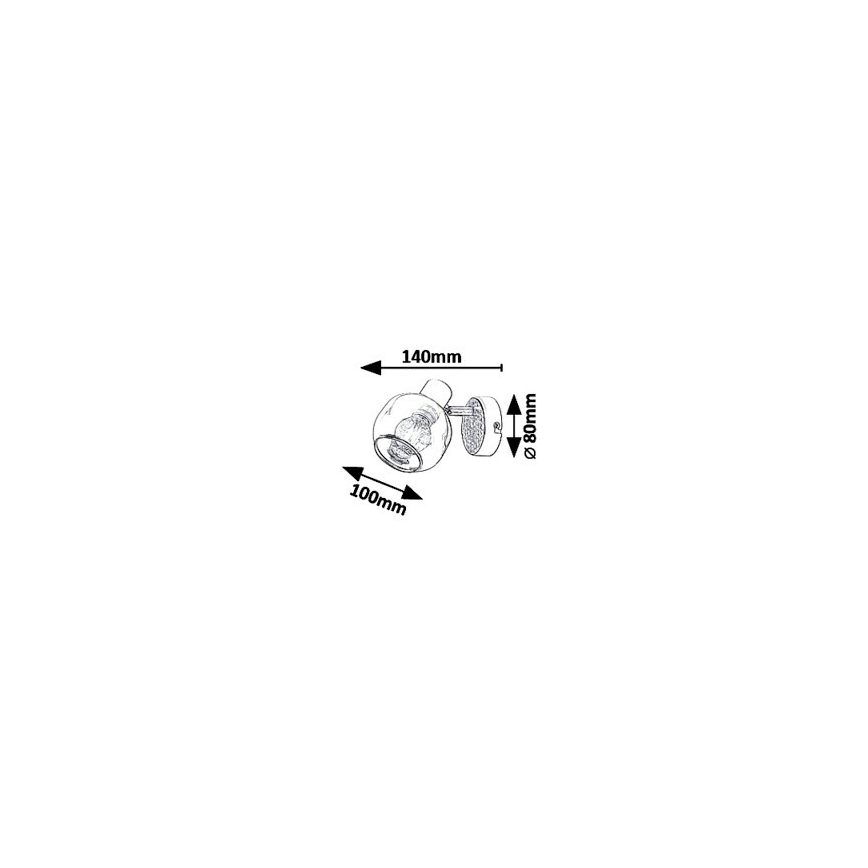 Rabalux 5397 - Foco de pared SALAZAR 1xE14/40W/230V