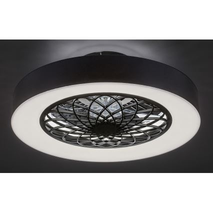 Rabalux - Plafón LED regulable con ventilador LED/35W/230V 3000-6000K + mando a distancia