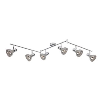 Rabalux 5562 - Foco HOLLY 6xE14/40W/230V cromo brillante
