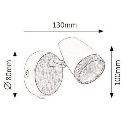 Rabalux - Rabalux - LED Aplique LED/4W/230V