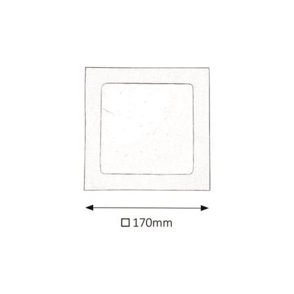 Rabalux - Lámpara empotrada LED para baños LED/12W/230V IP44 3000K