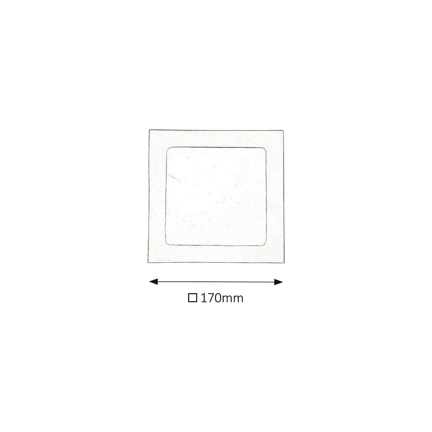 Rabalux - Lámpara empotrada LED para baños LED/12W/230V IP44 3000K