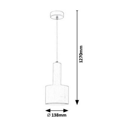 Rabalux - Lámpara suspendida con alambre 1xE14/25W/230V