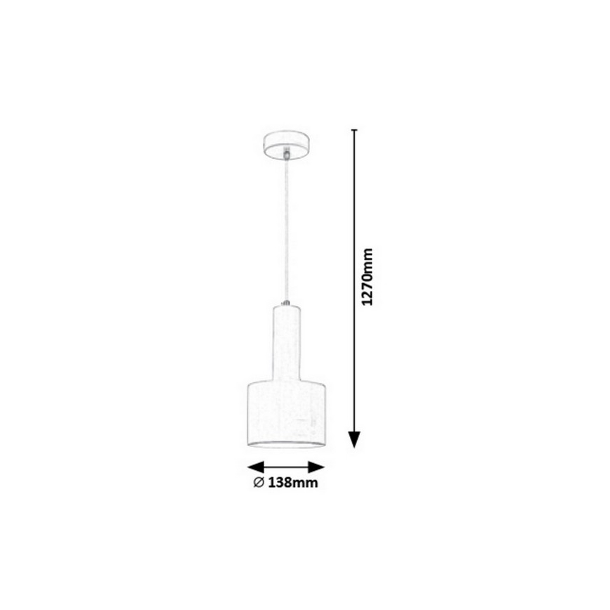 Rabalux - Lámpara suspendida con alambre 1xE14/25W/230V