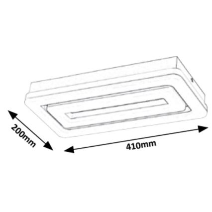 Rabalux - LED Plafón LED/40W/230V