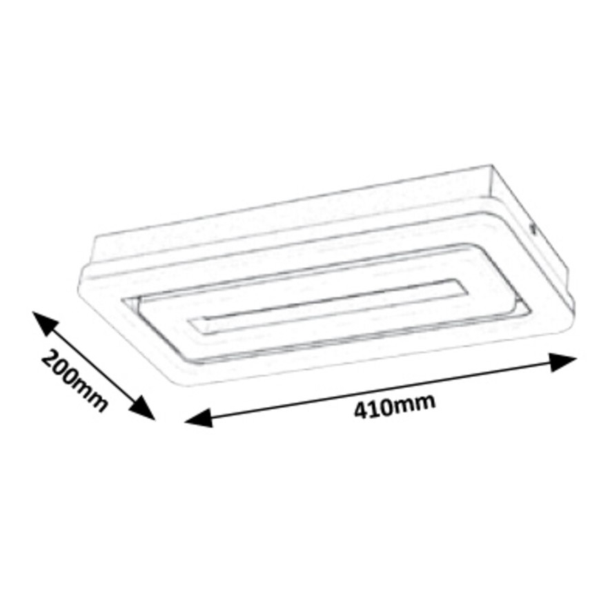 Rabalux - LED Plafón LED/40W/230V