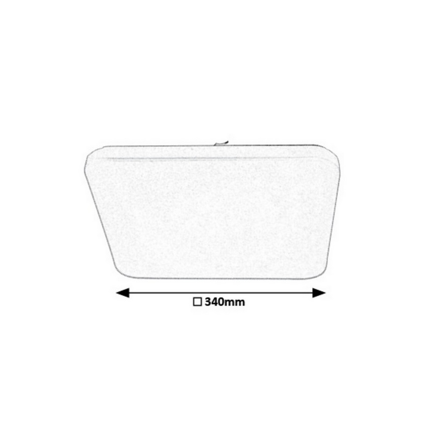 Rabalux 5699 - LED Plafón regulable EMMETT LED/16W/230V