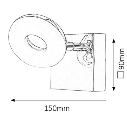 Rabalux - Iluminación LED para el baño LED/5W/230V IP44