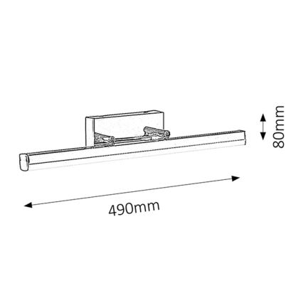 Rabalux - Iluminación para el baño LED/12W/230V IP44