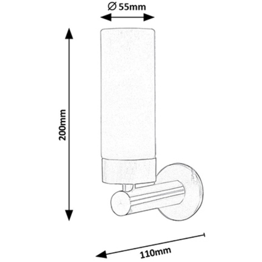 Rabalux - LED Aplique para el baño 1xLED/4W/230V bronce