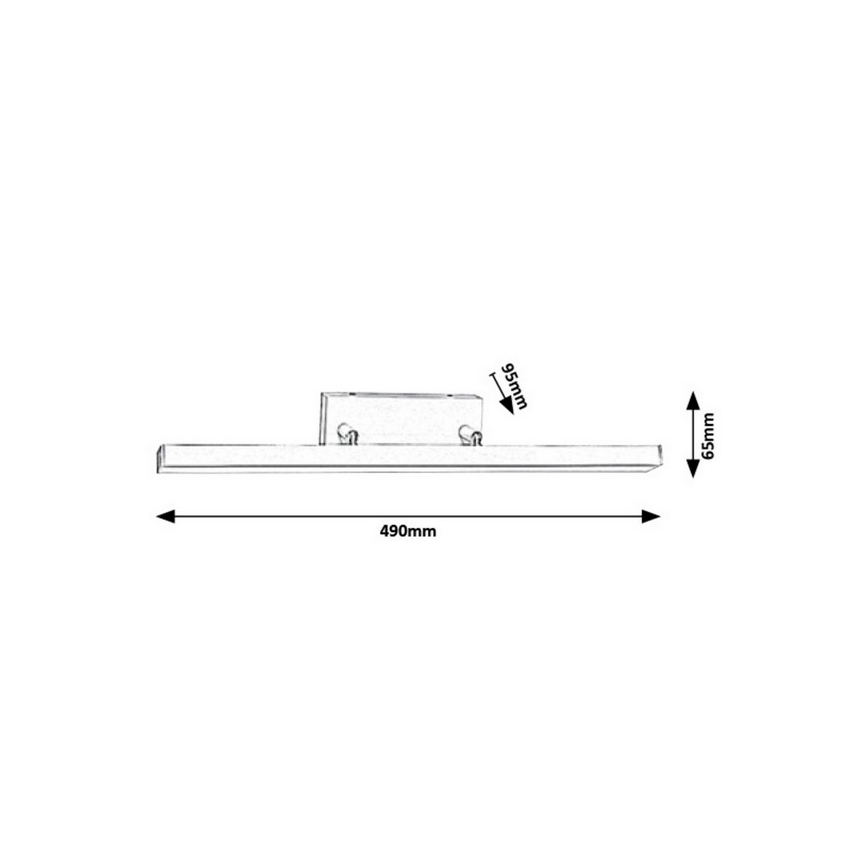 Rabalux - Aplique LED de baño LED/12W/230V IP44