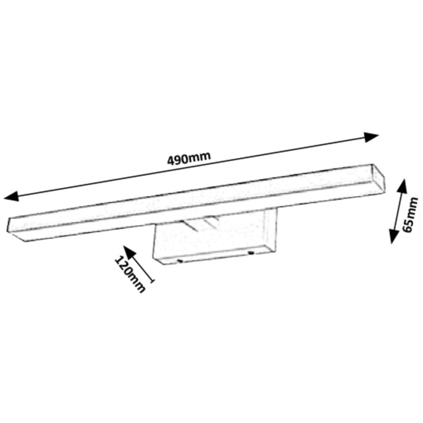 Rabalux - Aplique LED de baño LED/12W/230V IP44