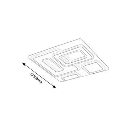 Rabalux - Plafón LED regulable a control remoto LED/56W/230V