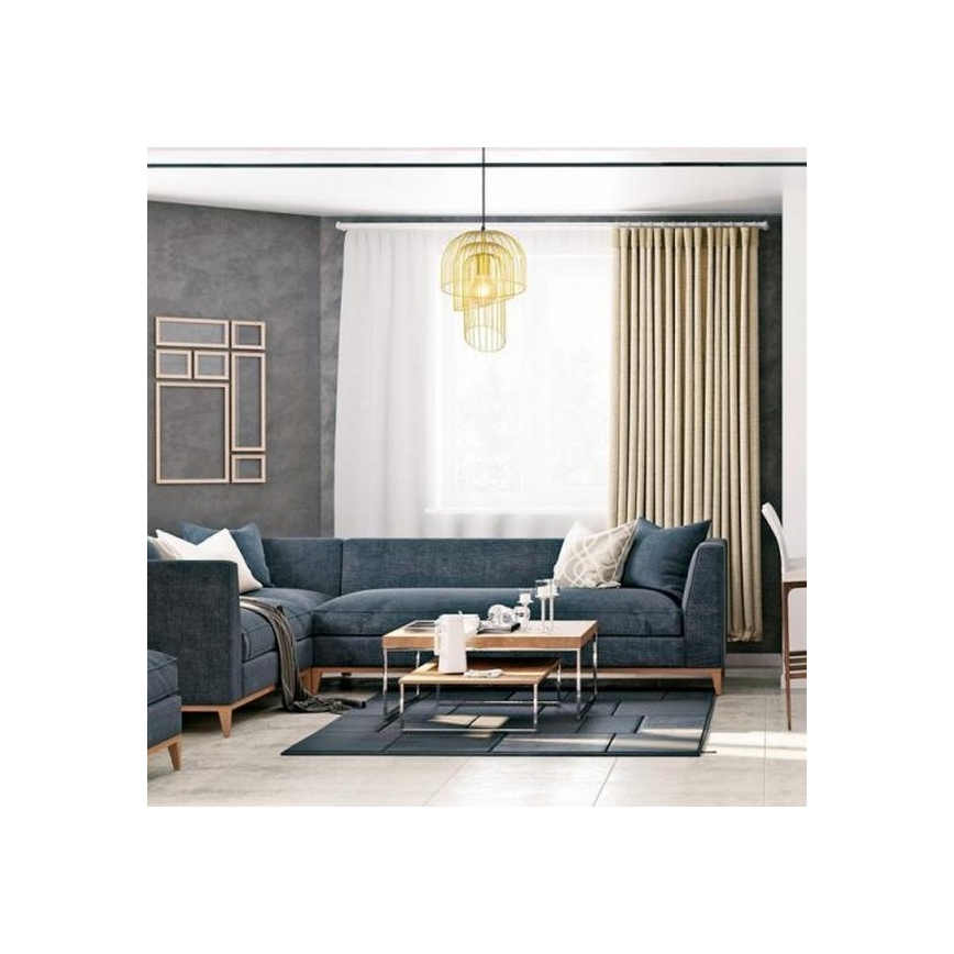 Rabalux 6228 - Lámpara colgante ROWENA 1xE27/60W/230V