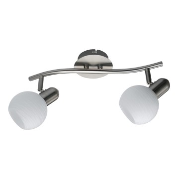 Rabalux 6342 - Plafón AUREL 2xE14/40W/230V