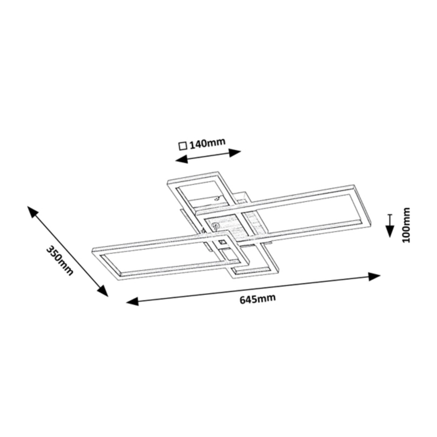 Rabalux - Plafón LED LED/24W/230V