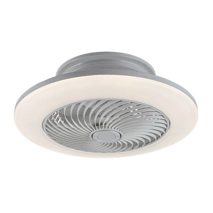 Rabalux - Plafón LED regulable con ventilador DALFON LED/36W/230V 3000-6000K + mando a distancia