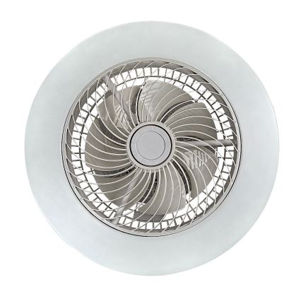 Rabalux - Plafón LED regulable con ventilador DALFON LED/36W/230V 3000-6000K + mando a distancia