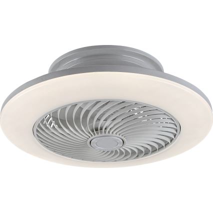 Rabalux - Plafón LED regulable con ventilador DALFON LED/36W/230V 3000-6000K + mando a distancia