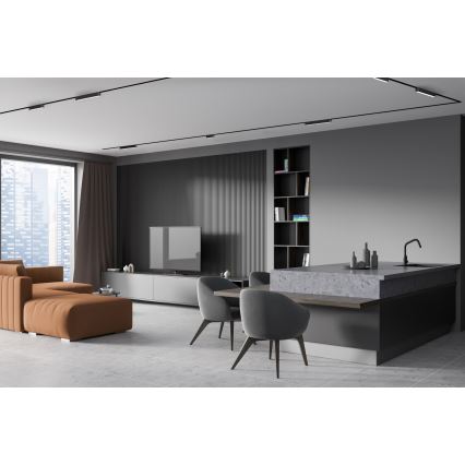 Rabalux - LED Plafón regulable para sistema de raíles monofásico LED/6W/24V 2700-5500K Wi-Fi Tuya 11,5 cm negro