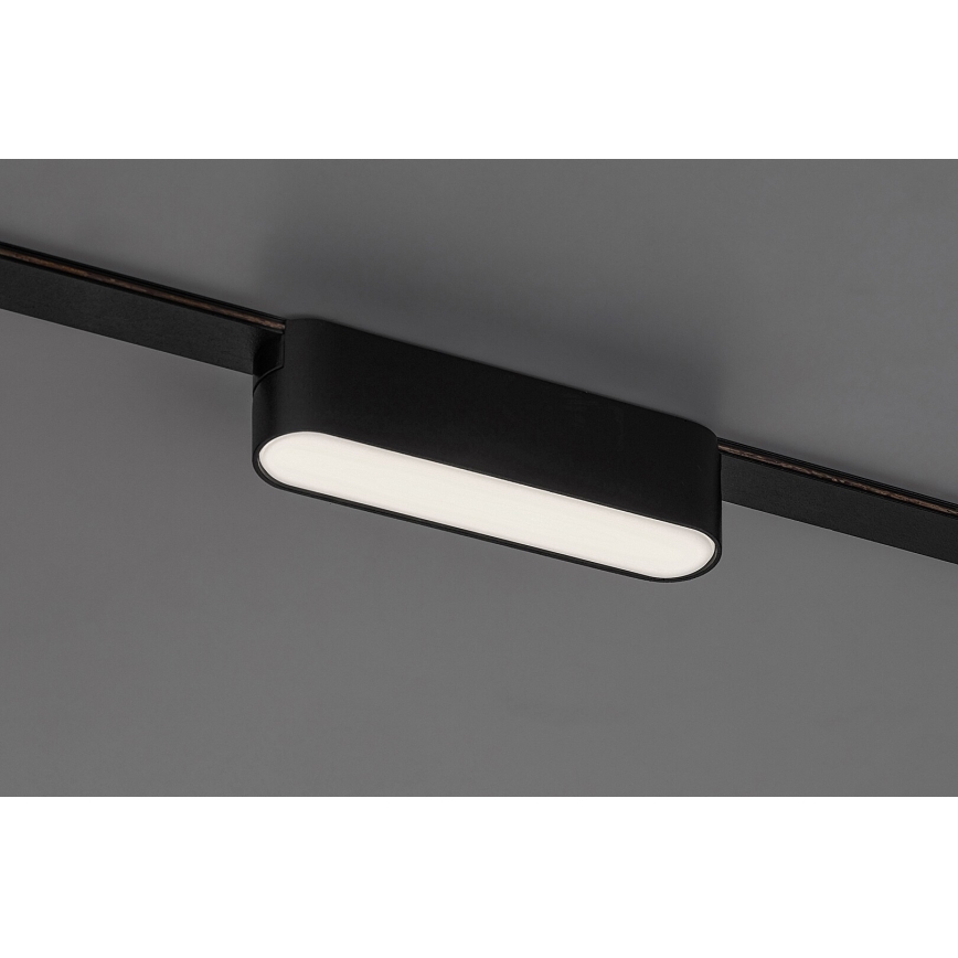Rabalux - LED Plafón regulable para sistema de raíles monofásico LED/6W/24V 2700-5500K Wi-Fi Tuya 11,5 cm negro