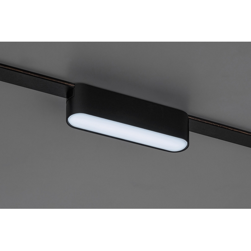 Rabalux - LED Plafón regulable para sistema de raíles monofásico LED/6W/24V 2700-5500K Wi-Fi Tuya 11,5 cm negro