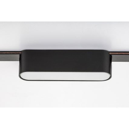 Rabalux - LED Plafón regulable para sistema de raíles monofásico LED/6W/24V 2700-5500K Wi-Fi Tuya 11,5 cm negro
