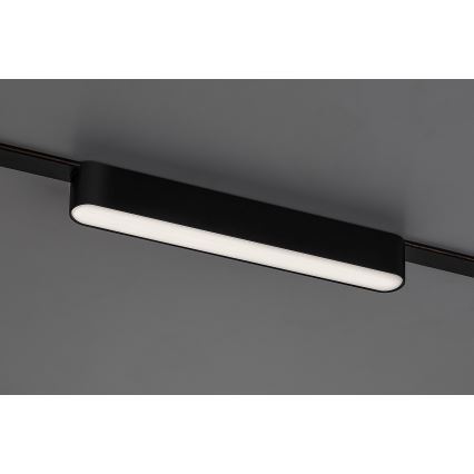 Rabalux - LED Plafón regulable para sistema de raíles monofásico LED/12W/24V 2700-5500K Wi-Fi Tuya 22 cm negro
