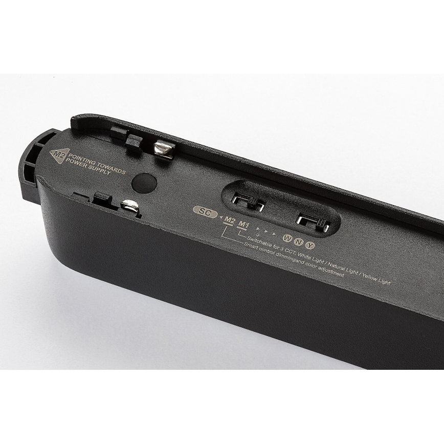 Rabalux - LED Plafón regulable para sistema de raíles monofásico LED/16W/24V 2700-5500K Wi-Fi Tuya 33 cm negro
