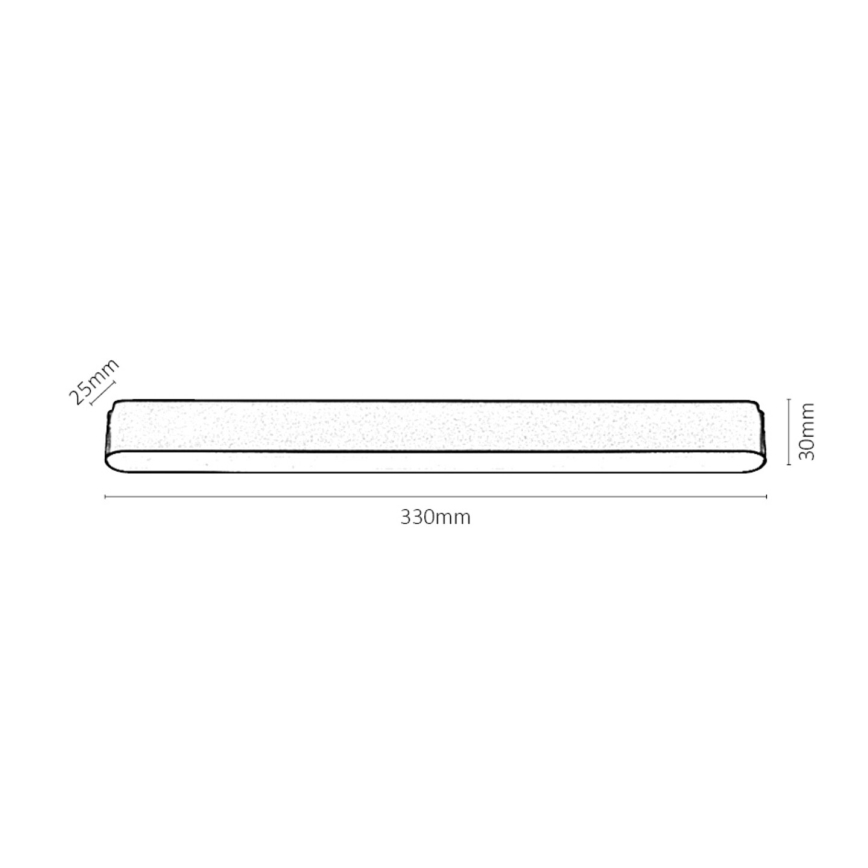 Rabalux - LED Plafón regulable para sistema de raíles monofásico LED/16W/24V 2700-5500K Wi-Fi Tuya 33 cm negro