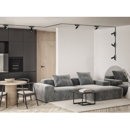 Rabalux - LED Foco regulable para sistema de raíles monofásico LED/9W/24V 2700-5500K Wi-Fi Tuya negro