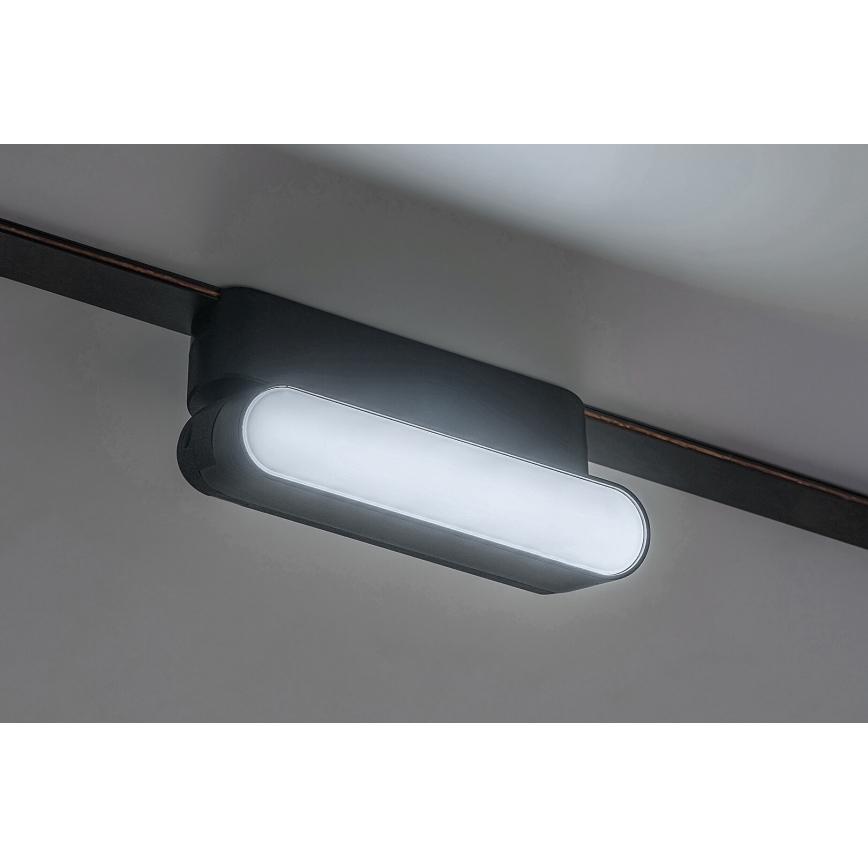 Rabalux - LED Plafón regulable para sistema de raíles monofásico LED/4W/24V 2700-5500K Wi-Fi Tuya 11,5 cm negro