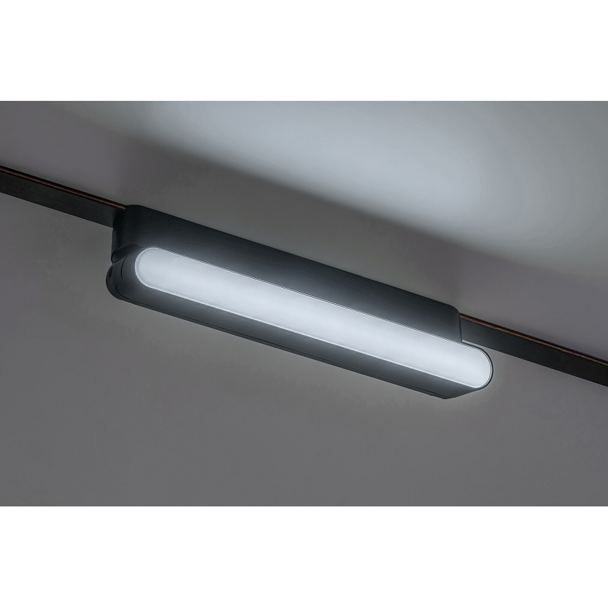 Rabalux - LED Plafón regulable para sistema de raíles monofásico LED/7W/24V 2700-5500K Wi-Fi Tuya 22 cm negro