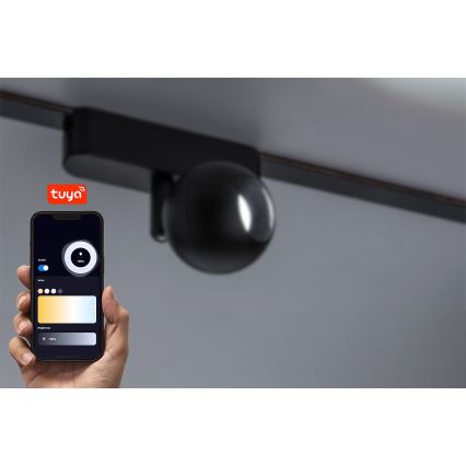 Rabalux - LED Foco regulable para sistema de raíles monofásico LED/5W/24V 2700-5500K Wi-Fi Tuya negro
