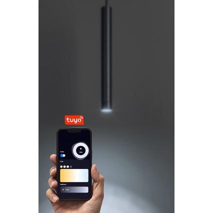 Rabalux - Lámpara de araña LED regulable para sistema de raíles monofásico LED/5W/24V 2700-5500K Wi-Fi Tuya negro