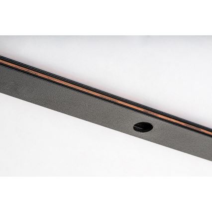 Rabalux - Sistema de rieles monofásico 1 m + 2x fin Conector negro
