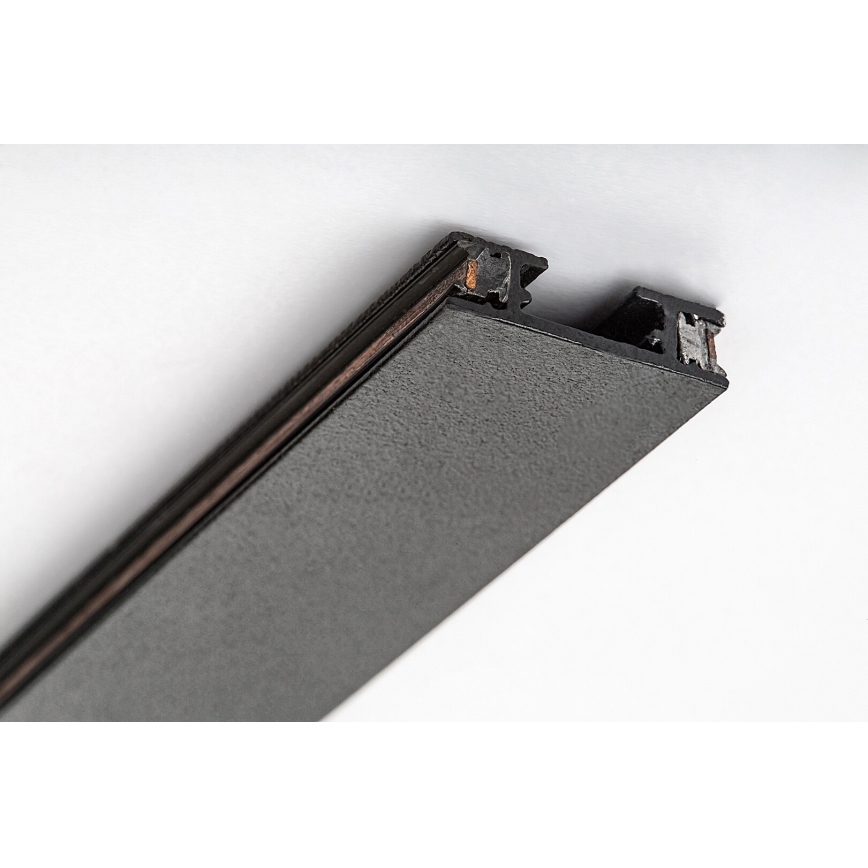 Rabalux - Sistema de rieles monofásico 1 m + 2x fin Conector negro