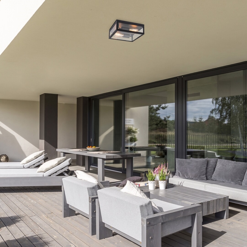 Rabalux - Plafón de exterior 2xE27/60W/230V IP23