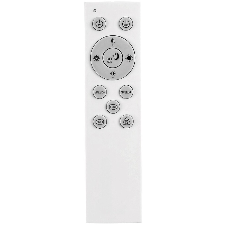 Rabalux - Plafón LED RGB regulable LED/18W/230V 3000-6500K 30x30 cm + control remoto