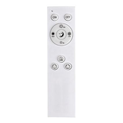 Rabalux - Plafón LED regulable LED/40W/230V 2700-6500K Wi-Fi Tuya cromo mate + control remoto