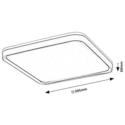 Rabalux - Plafón LED LED/26W/230V 3000K