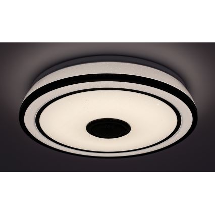 Rabalux - Plafón LED RGB regulable con altavoz LED/24W/230V 3000-6500K + control remoto